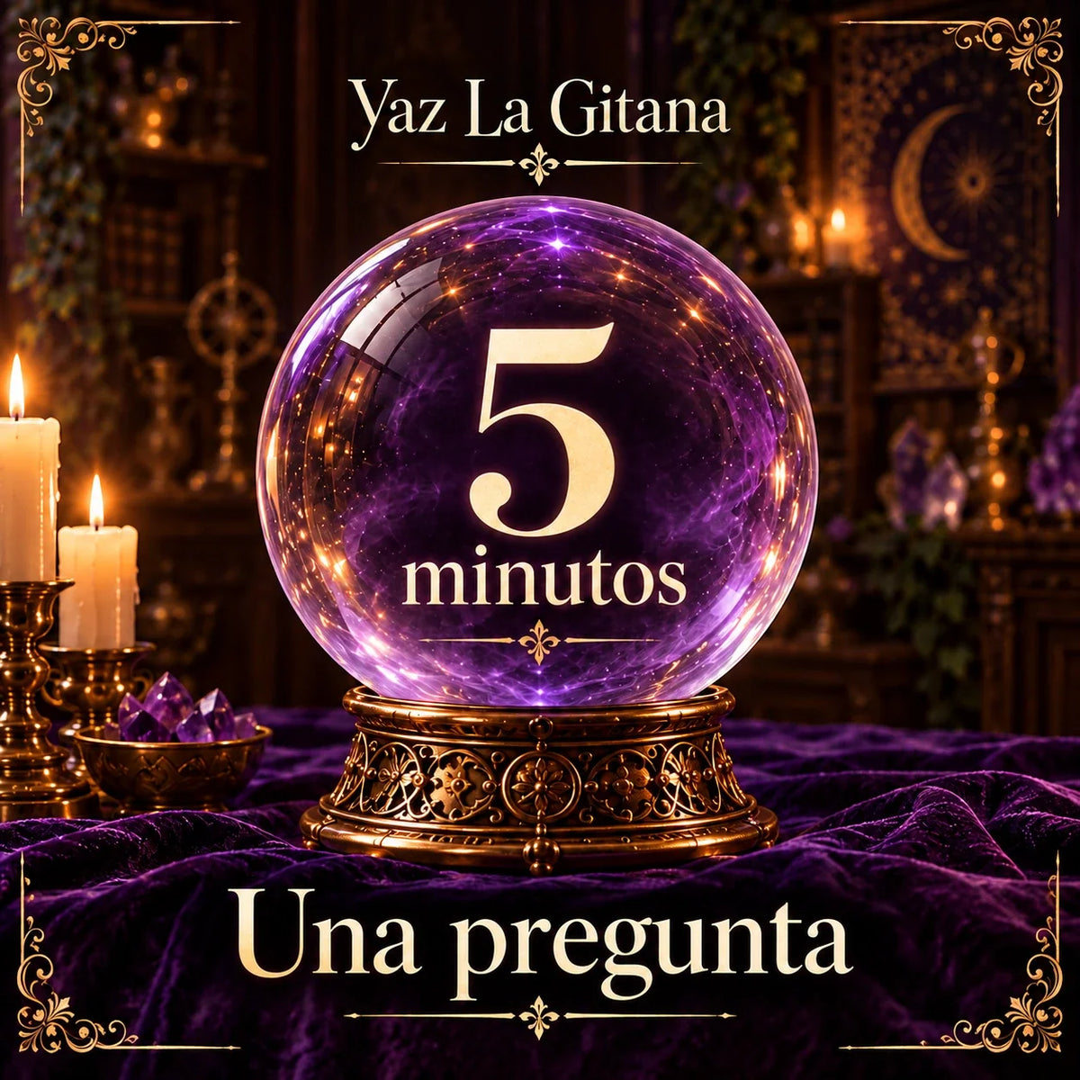Lectura de Cartas 1 pregunta 5 minutos · Yaz La Gitana